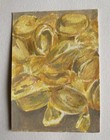 ACEO Original Caramel Candy Original Drawing on Paper, Gouache Watercolor — photo 1
