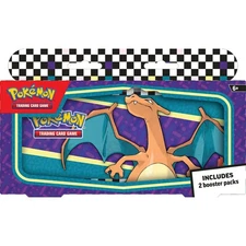 Pokemon TCG Supplies - Back 2 School 2024 PENCIL CASE [Charizard] ( w/2 Packs)