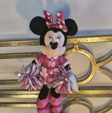 Ty Disney's Sparkle Minnie Mouse Plush, 9", Black Pink.