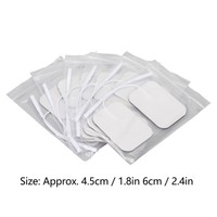 12Pcs Rectangular Electrode Pad Self Adhesive Electrode Patch Replacement Ac Don