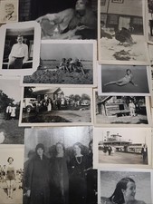 200 Vintage Antique Original Snapshots Photos Old Photographs BW Lot