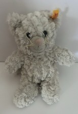 STEIFF KNOFF 7" WHISKERS KITTY CAT CUDDLY FRIENDS STUFFIE PLUSH TOY 099274 9036