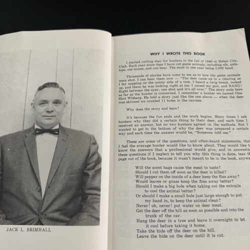 Vtg Meat Butchering Prep Book How to Prepare Game 1964 - Hunting Tips & Stories - Picture 14 of 16