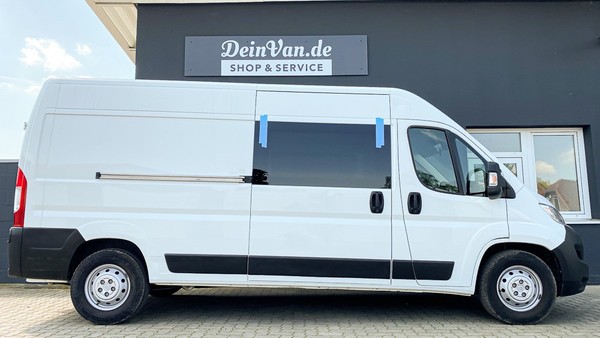 Seitenscheibe Peugeot Boxer Vorne Rechts L2-L5 Ab 2006 GetöNt Echtglas Scheibe-image