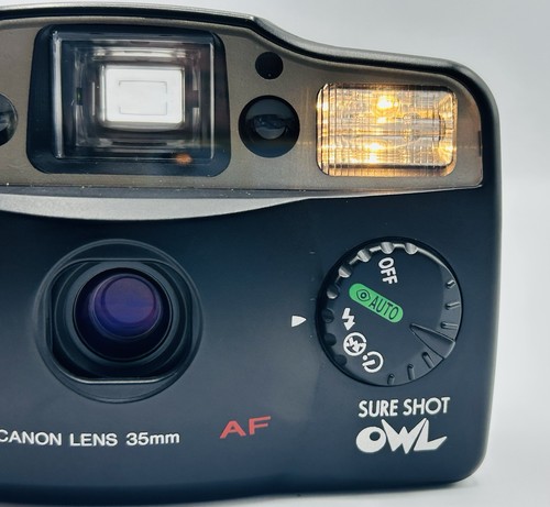 Canon Sure Shot Owl Date AF Point & Shoot 35mm Film Camera Tested Working - Picture 11 of 12