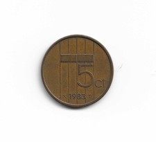 1983 Netherlands - 5 Cents - 283 - Bronze - 3.5g