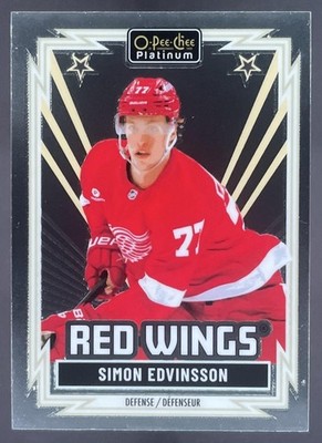 SIMON EDVINSSON 2025-26 OPC Platinum Retro #R-51 Red Wings