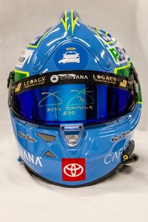 Signed Jimmie Johnson’s specially designed DAYTONA 500 Helmet of Heroes