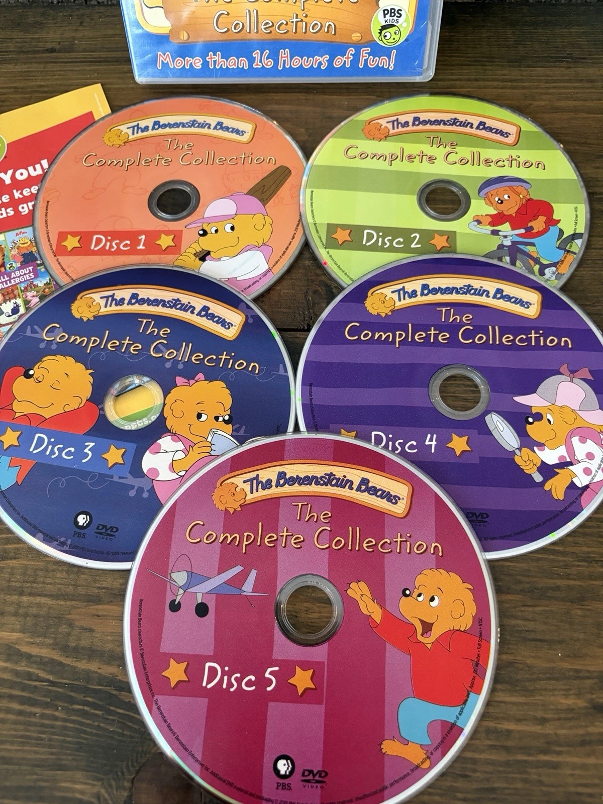 The Berenstain Bears: The Complete Collection 80 Stories DVD PBS Kids 5-Disc Set - product detail image 3