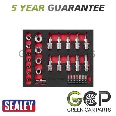 Sealey Premier TRX-Star* Socket & Security Bit Set 1/4
