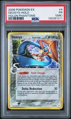 Deoxys (Delta Species - Defense Forme) 4/110 Holon Phantoms PSA 1 (MK) POOR
