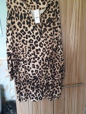 George long animal print dress 16 new