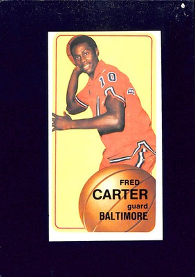 1970-71 Topps #129 Fred Carter - Baltimore Bullets RC ex