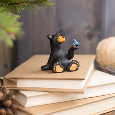 MInni the Bear w/Bluebird Miniature Figurine ...