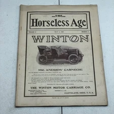 The Horseless Age - Antique Car Magazine May 3 1905 Volume 15 No. 18