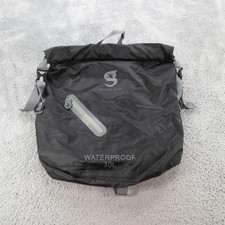 Geckobrands Black 30l Waterproof Backpack Roll Top Dry Bag Men Ripstop Outdoor
