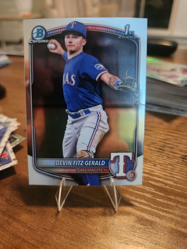 Topps 2025 Bowman Chrome Devin Fitz-Gerald 1st Bowman Prospects #BCP-158