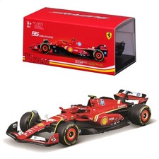 Bburago Ferrari Racing 1:43 SFR SF-24 w/helmet 2024 Carlos Sainz 55 18-36843