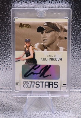 2006 Ace Authentic Center Court Stars Anna Kournikova Autograph CC-4