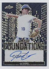 2019 Leaf Flash Foundations Blue 45/50 JJ Goss #FF2-JJG Auto 0xs1