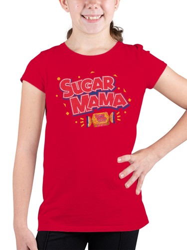 Officially Licensed Sugar Babies Retro Sugar Mama Vibes Youth's T-shirt - Picture 2 of 6