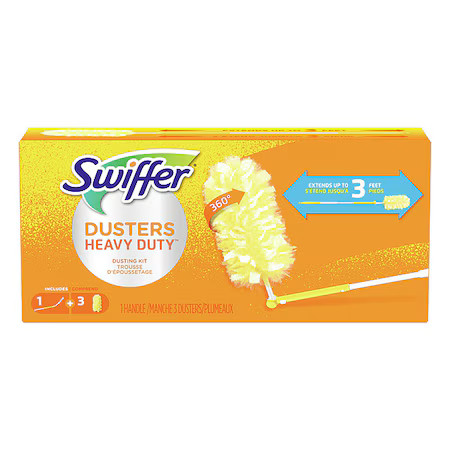 Swiffer 82074 Heavy Duty Dusters, 36" L, Pk6