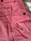 Carhartt Pink Bib Overalls Embroidered Shine Girls 24M Excellent Condition — photo 3