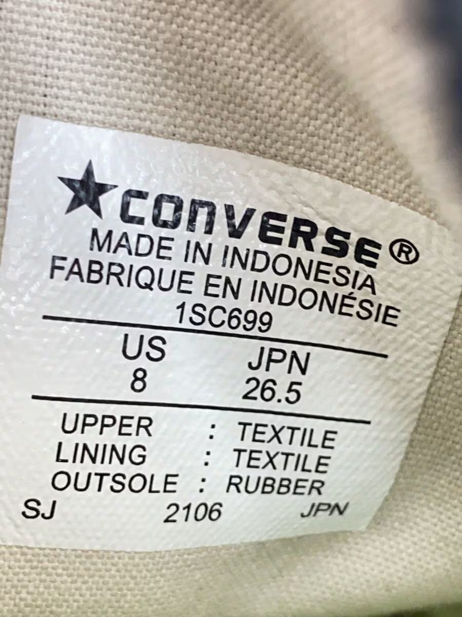 Converse High-Cut Sneakers/26.5Cm/Blk/1Sc699 BAT66 thumbnail 5