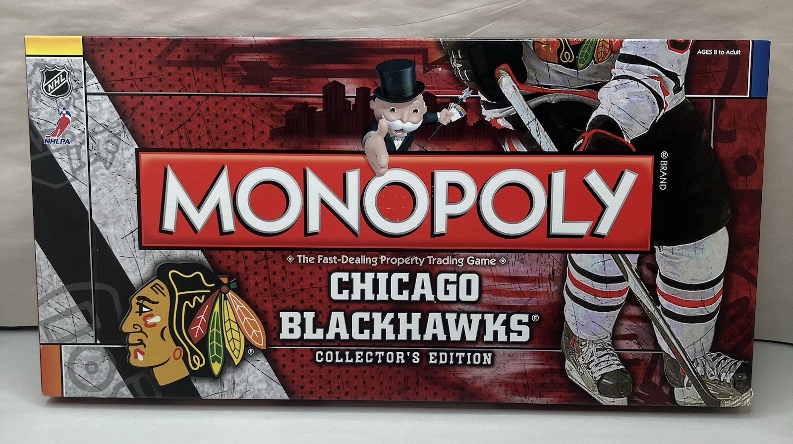 Monopoly Chicago Blackhawks Collector's Edition 2010 NHL 100% Complete