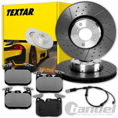TEXTAR BREMSSCHEIBEN+BELÄGE VORNE passend für BMW 1er F20 F23 3er F30 34 4er F32