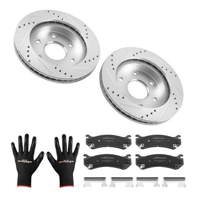Front Brake Rotors+Brake Pads Kit For Cadillac Escalade 2002-2006 S-55054 P-785