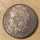 Near Gem MS 1880 S Morgan Silver $1 Toned Nice!