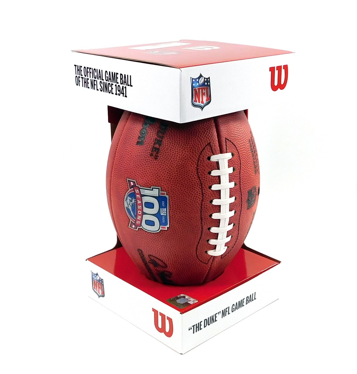2024 New York Giants Wilson Authentic The Duke Leather Game