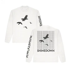 Shinedown Sound of Madness WHite Long Sleeve Unisex Full Size BL2.1008