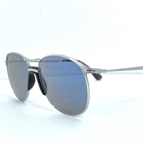 Gafas de sol Persol 2649-S Aviator Pilot lentes plateadas/azules 55-16-145 - Imagen 2 de 16