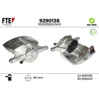 FTE 9290138 Bremssattel FüR VW Skoda Seat Audi Passat B7 Sharan Tiguan Arteon
