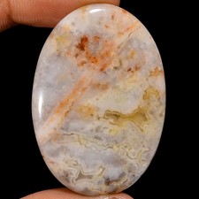 Natural Crazy Lace Agate Oval Shape Cabochon Gemstone 54 Ct. 42X29X5 mm A-20863