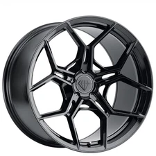 F20x10/R20x12" Staggered Blaque Diamond Wheels BD-F25 Black Flow Forged (S03)