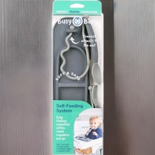 The Busy Baby Silicone Mini Mat with Utensils for Infant New