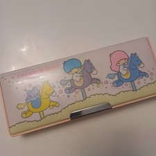 🩷 Vintage Rare 💙 Little Twin Stars 💛 Pencil Case 1976 Sanrio Made In Japan 💜