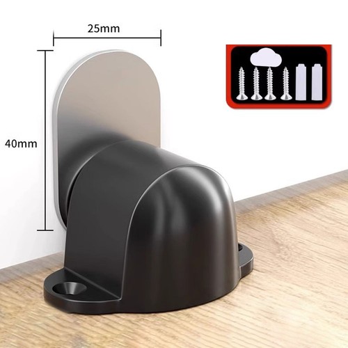 Strong Magnetic Door Stopper Zinc Alloy Wall Mount Easy Install for Doors - Afbeelding 6 van 12