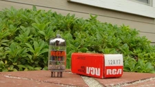 12AY7 6072 NOS/NIB RCA Twin Triode Tube-Test Results Below-1970-Free Ship inUS