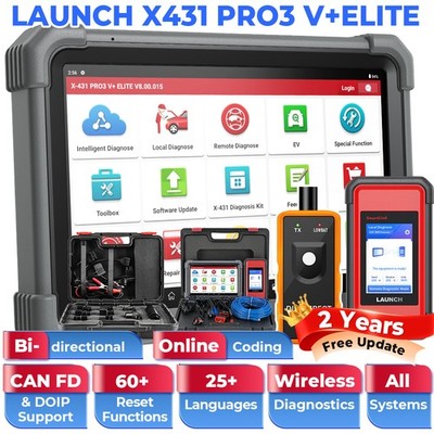 2026 X431 PRO3S+ ELITE PRO5 Car Truck Diagnostic Tool ECU J2534 Programming