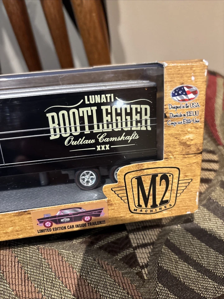 M2 Machines Auto-Haulers 1958 Chevy Spartan LCF & 1957 Bel Air 1:64 Diecast - Image 4 of 4