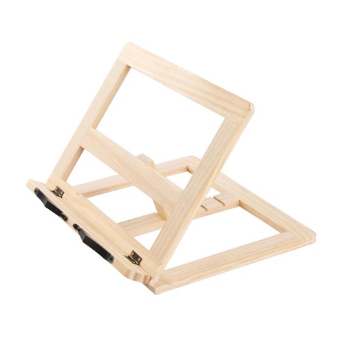 Wooden Reading Rack Child Cookbook Stand Holder Multi-angle for Tablet - 第 1/12 張圖片