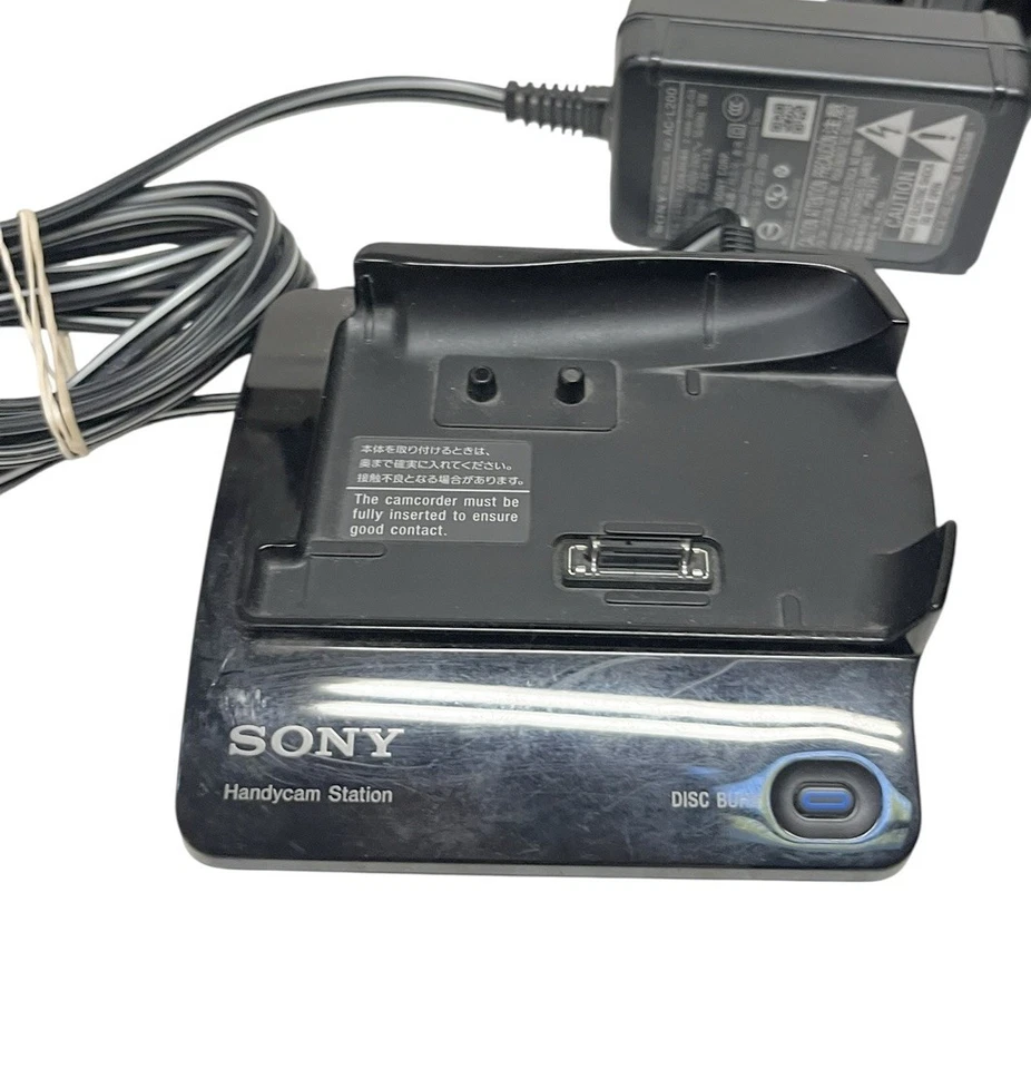 Estación de acoplamiento Sony USB Cradle Dock DCRA-C191 para cámara práctica HDR-CX7 y HDR-CX6 Foto 2 de 3