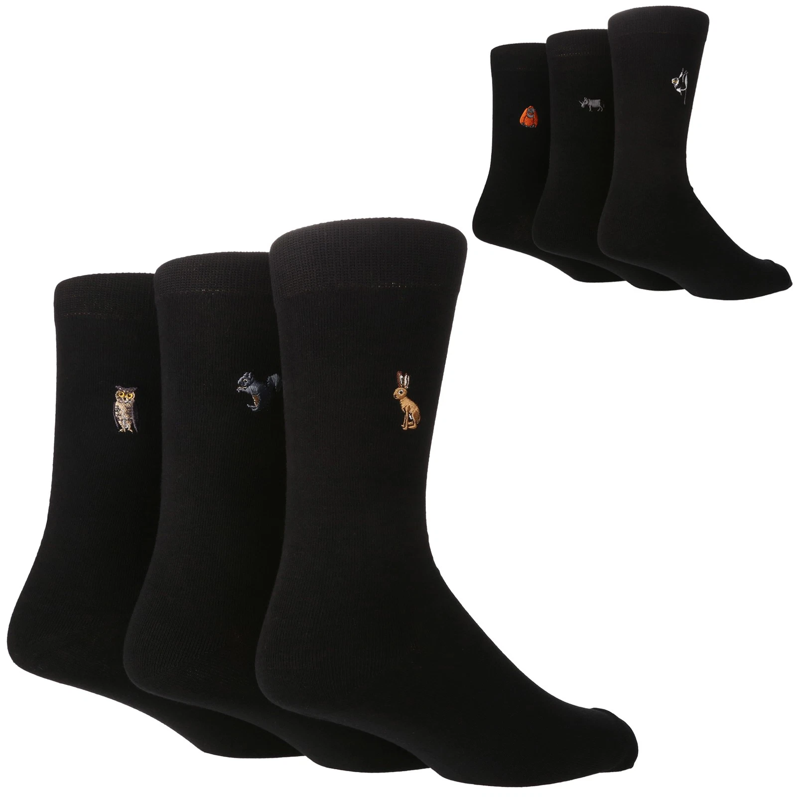 Mens Quarter Novelty Socks by WILDFEET , 3 Multi Pack Cotton Socks