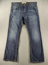 Levi's 527 Men's Jeans Blue Size 36X30 Slim Bootcut Cotton Mid Rise 30.5" Denim