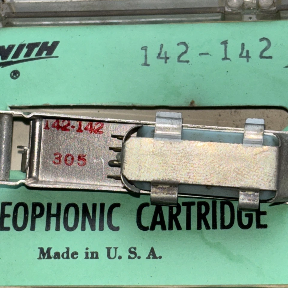 Zenith Turntable Stereophonic Cartridge for 142-142 NOS USA Record Player - Image 3 of 4