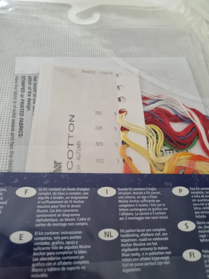 A Lovely Good Housekeeping Cross Stitch Kit Called Autumn With No Frame - Image 2 of 2